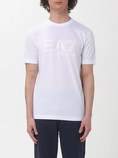 Ea7 T-shirt  Men Color White