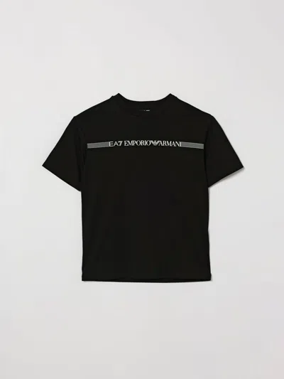 Ea7 T-shirt Kids In Black