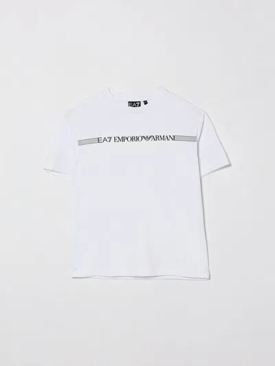 Ea7 T-shirt Kids Color White