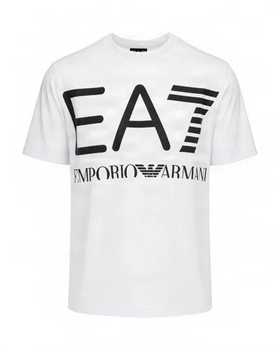 Ea7 Emporio Armani Logo T Shirt White