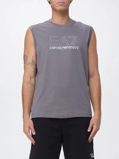 Ea7 T-shirt Men Color Grey In Gray