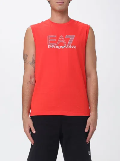 Ea7 T-shirt Men Color Red
