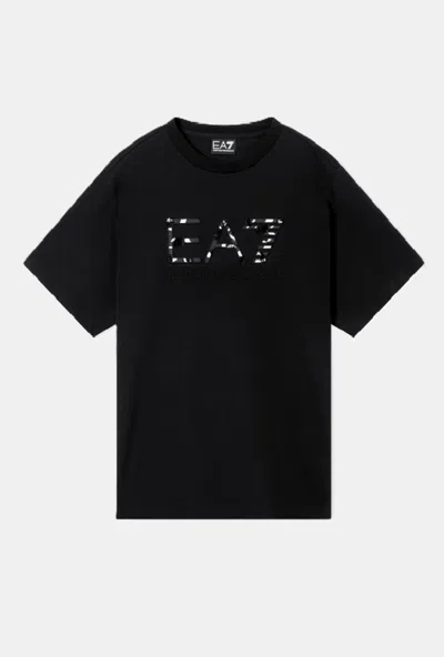 Ea7 T-shirt With Black Woman Logo