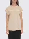 Ea7 Logo Series T-shirt In Brown