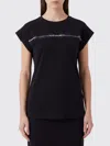 Ea7 Crew Neck Top In Black