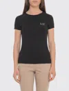 Ea7 T-shirt Woman In Black