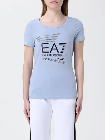 Ea7 Tシャツ  レディース カラー ブルー In Blue