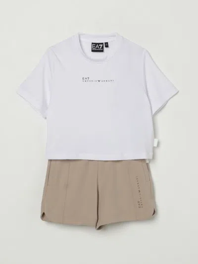 Ea7 Kids' Tuta  Bambino Colore Bianco