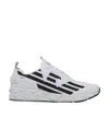 Ea7 Emporio Armani Kombat Fabric Low-top Sneakers In White