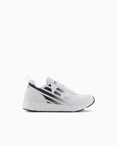 Ea7 Ultimate C2 Kombat Gradient Sneakers In White