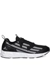 Ea7 Ultimate C2 Kombat Mesh-panel Sneakers In Black