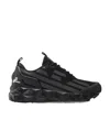 Ea7 Logo Sneakers In Black