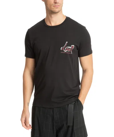 Ea7 Underwear T-shirt In Black