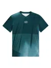 Ea7 T-shirt Ras-du-cou Tennis Pro En Tissu Technique Ventus7 In Green