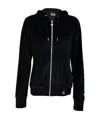 Ea7 Velvet Logo Sports Suit In Black