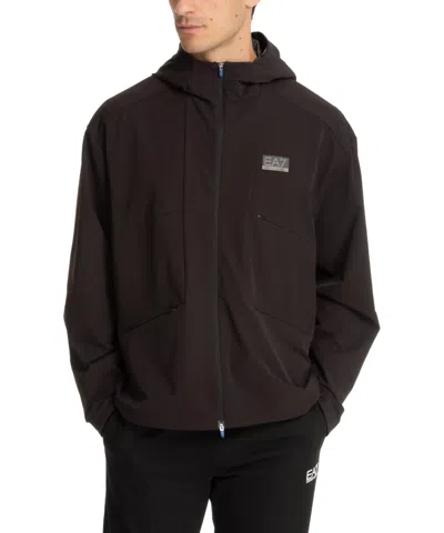 Ea7 Ventus 7 Hoodie In Black