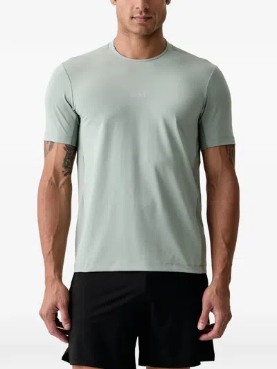 Ea7 Ventus 7 Logo-print T-shirt In Green