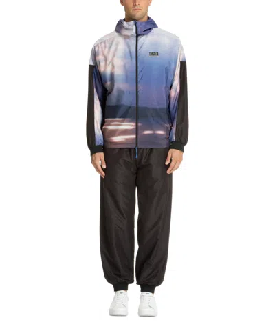Ea7 Ventus 7 Tracksuit In Marron