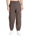 Ea7 Ventus 7 Trousers In Brown