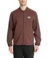 Ea7 Ventus 7 Zip-up Sweatshirt In Brown