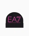 Ea7 Visibility Beanie With  Oversized Logo