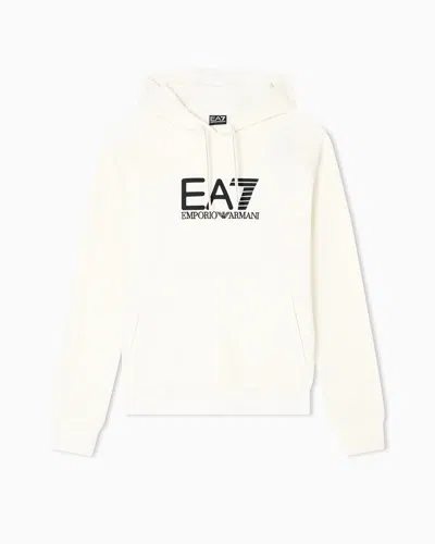 Ea7 Visibility Cotton-blend Hooded Sweatshirt
