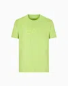 Ea7 Visibility Short-sleeved T-shirt In Cotton Stretch Jersey