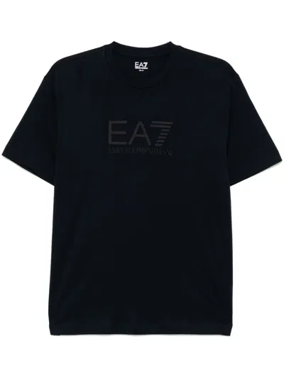 Ea7 Visibility T-shirt In Black