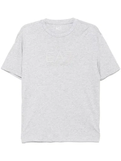 Ea7 Visibility T-shirt In Grey