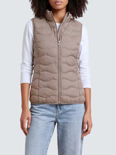 Ea7 Waistcoat Woman  In Gray