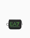 Ea7 Wallet With Oversized Logo In Black