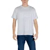 Ea7 White Cotton T-shirt In White
