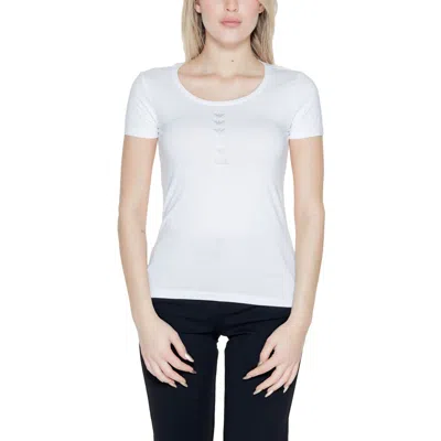 Ea7 Cotton Tops & Women's T-shirt In White
