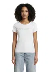 Ea7 White Elastane T-shirt In White