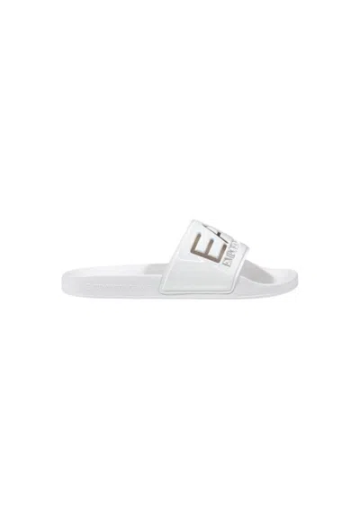 Ea7 White Logo Slides