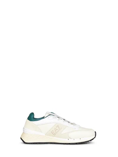 Ea7 White Otg Black And White Luxe Sneakers