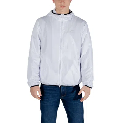 Ea7 White Polyester Jacket