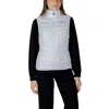 Ea7 White Polyester Sleeveless Jacket In White