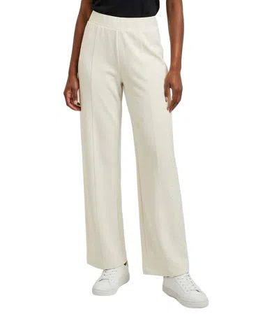 Ea7 White Regular Elasticated Pants In Neutral