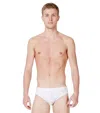 Ea7 White Solid Briefs In White