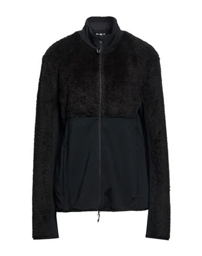 Ea7 Woman Jacket Black Size Xxl Polyester, Elastane In Multi