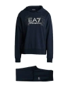 Ea7 Woman Jumpsuit Midnight Blue Size Xs Cotton, Modal, Elastane In Blue