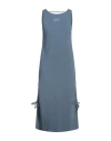 Ea7 Logo Dress In Blue