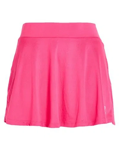 Ea7 Woman Mini Skirt Fuchsia Size M Polyester, Elastane In Pink