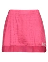 Ea7 Woman Mini Skirt Fuchsia Size L Polyester, Elastane In Pink