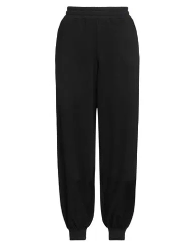 Ea7 Woman Pants Black Size L Cotton, Polyester