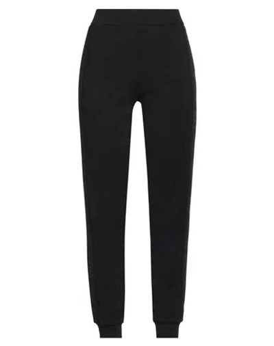 Ea7 Woman Pants Black Size S Viscose, Polyamide, Elastane
