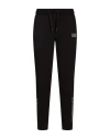 Ea7 Jersey Legging In Stretch Cotton With Micro Studs Evolution In Multi