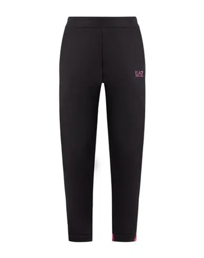 Ea7 Woman Pants Black Size Xs Cotton, Polyester