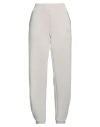 Ea7 Woman Pants Light Grey Size Xl Polyester, Modal, Elastane In Grey